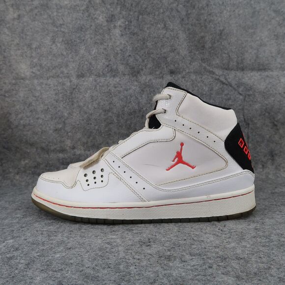 Nike Air Jordan 1 Sneakers Mens 9.5 Flight Strap 23 High Top Retro Trainer White - Picture 4 of 14